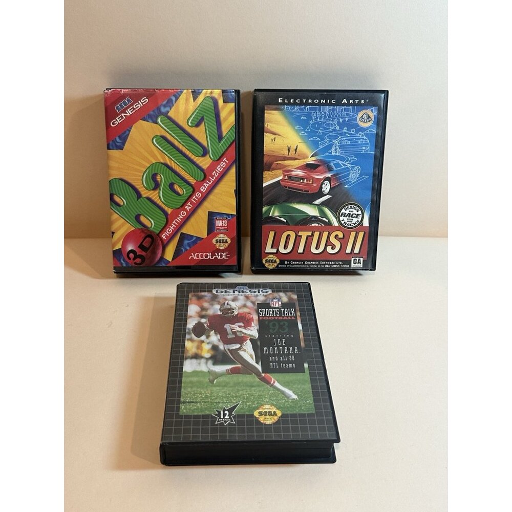 Sega Genesis Game‎ Lot Of 3